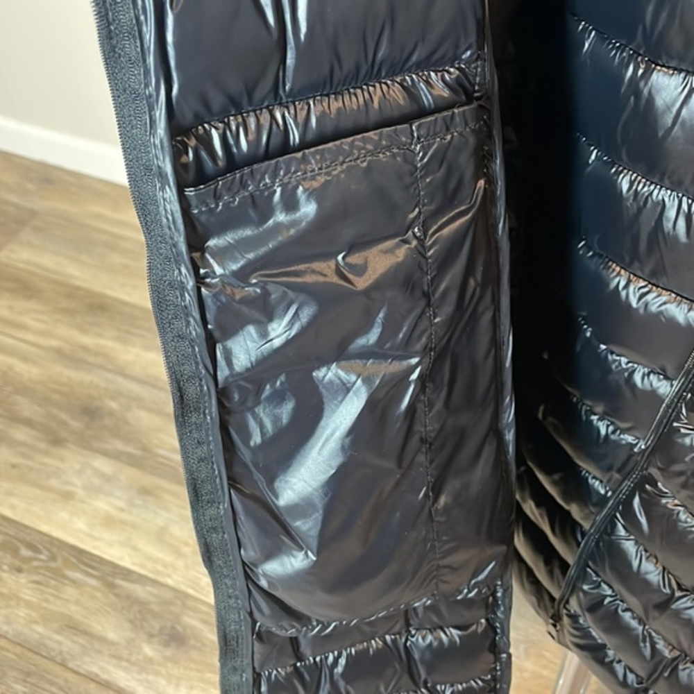 Aqua Mid Length Puffer Jacket - image 4